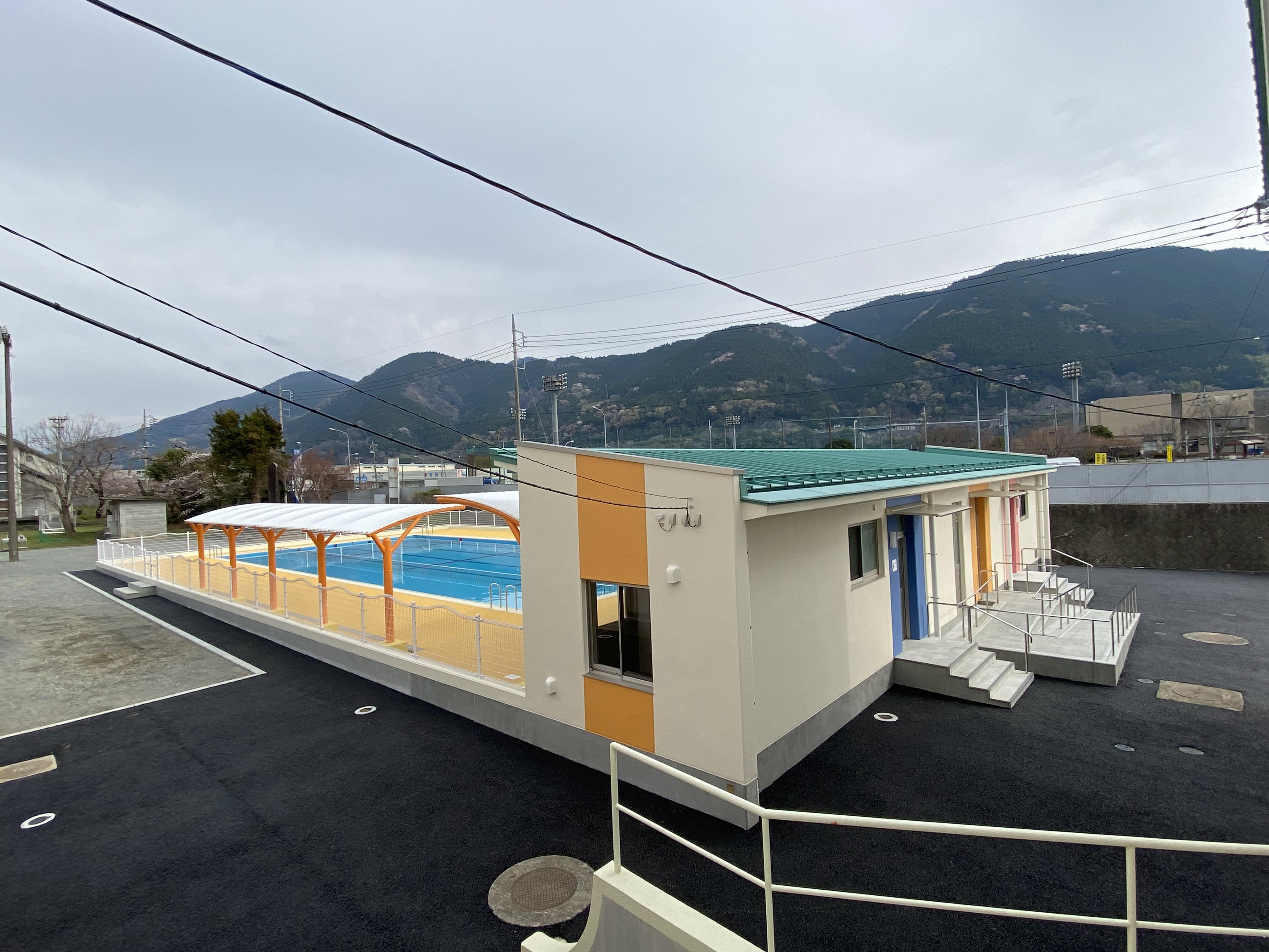 南部町立富沢小学校プール改築工事