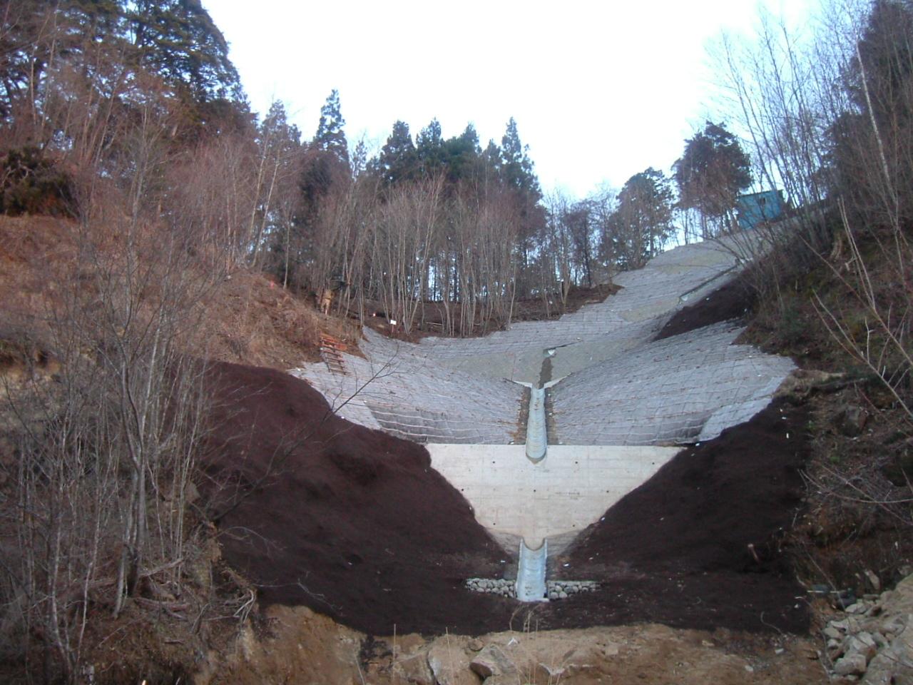 荒川左岸復旧治山工事