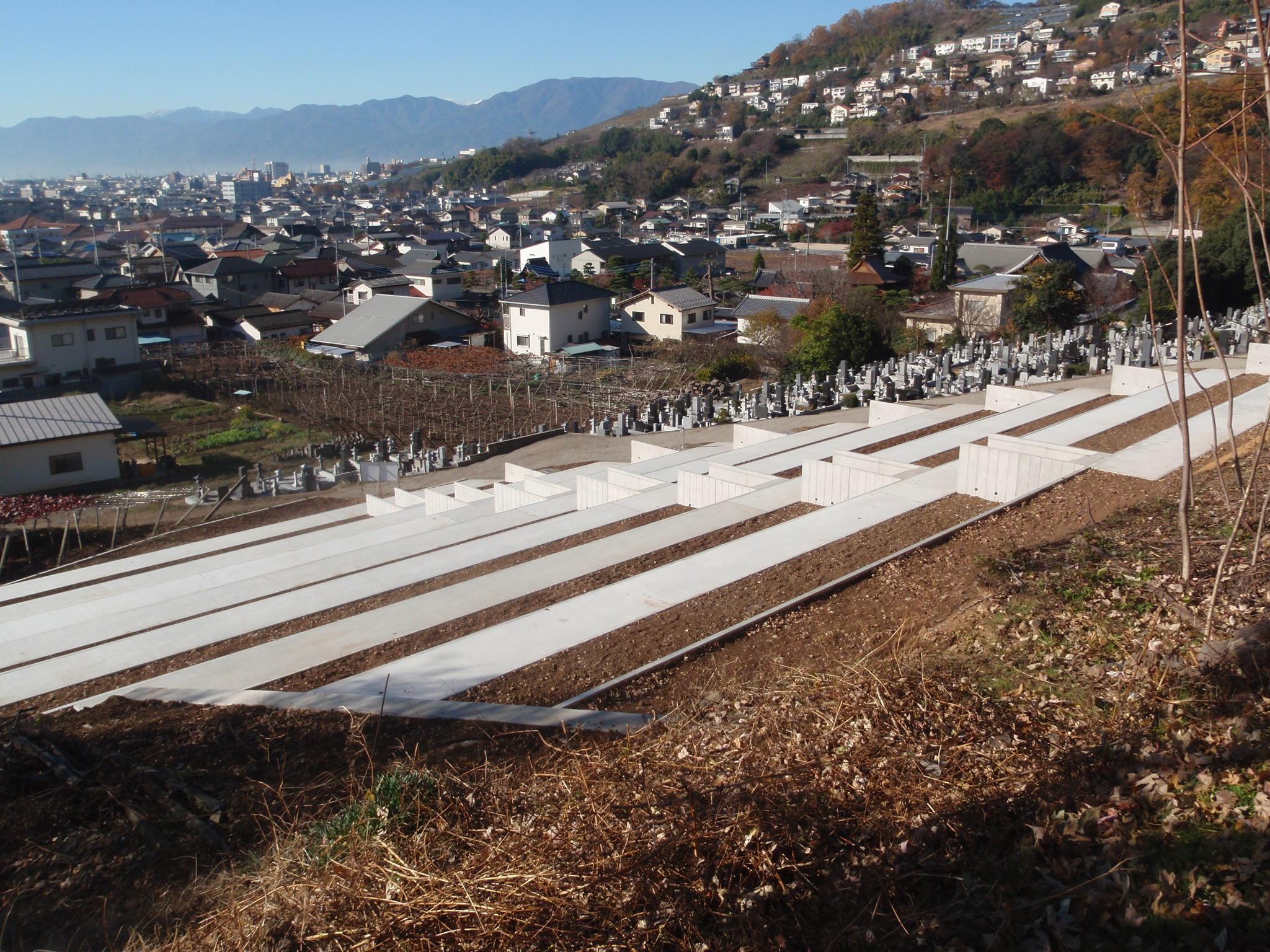 東光寺墓地造成工事