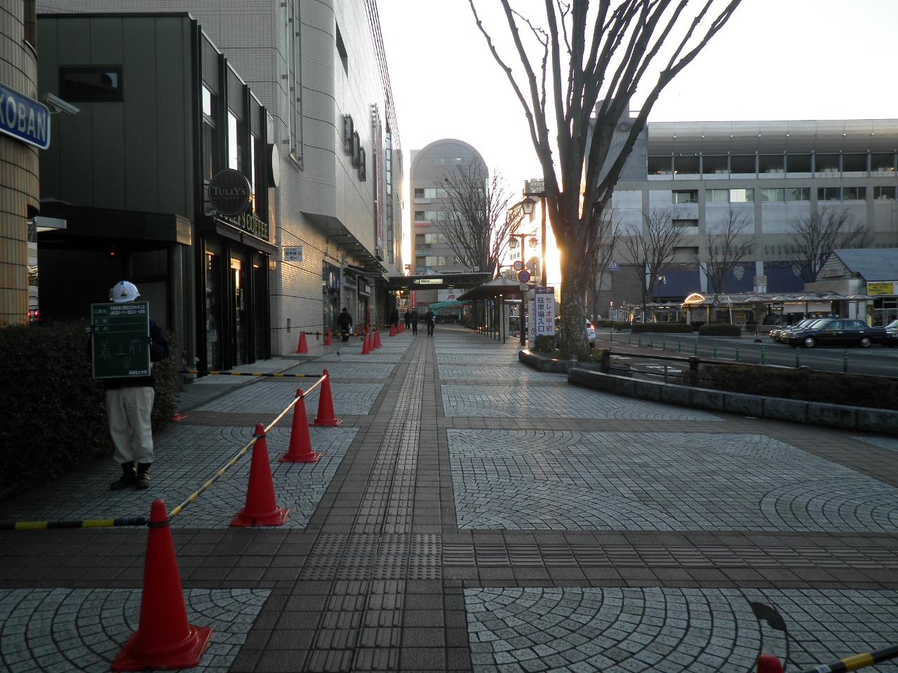 甲府駅南口駅前広場中央工区公共交通ロータリー建設工事 施工実績 長田組土木株式会社